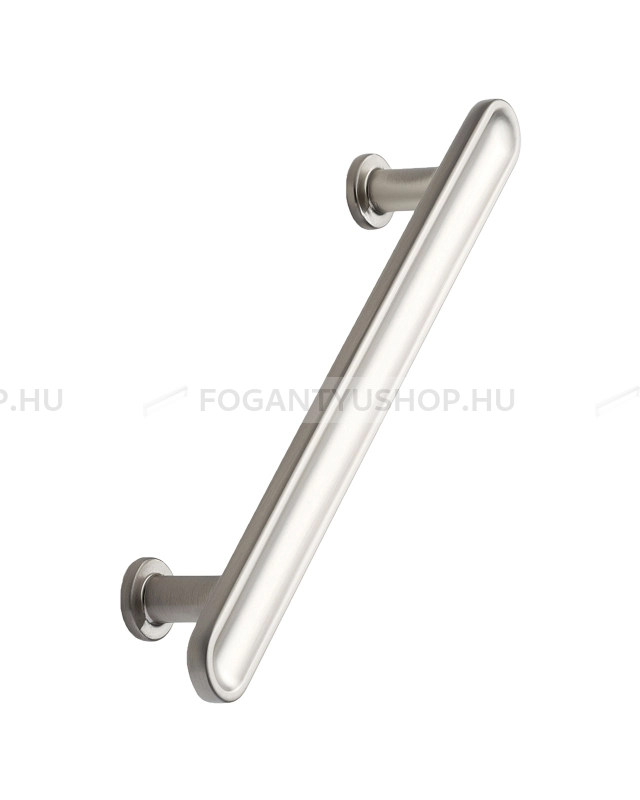 FURNIPART Fogantyú - CHATEAU 128 - furattáv 128 mm - Ezüst inox (szálcsiszolt) SNiL - Zamak fém ötvözet - Egy méretben gyártott fém bútorfogantyú