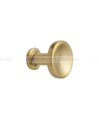 FURNIPART Bútorgomb  CHATEAU - 1 furatos - Szálcsiszolt bronz arany - Zamak fém ötvözet