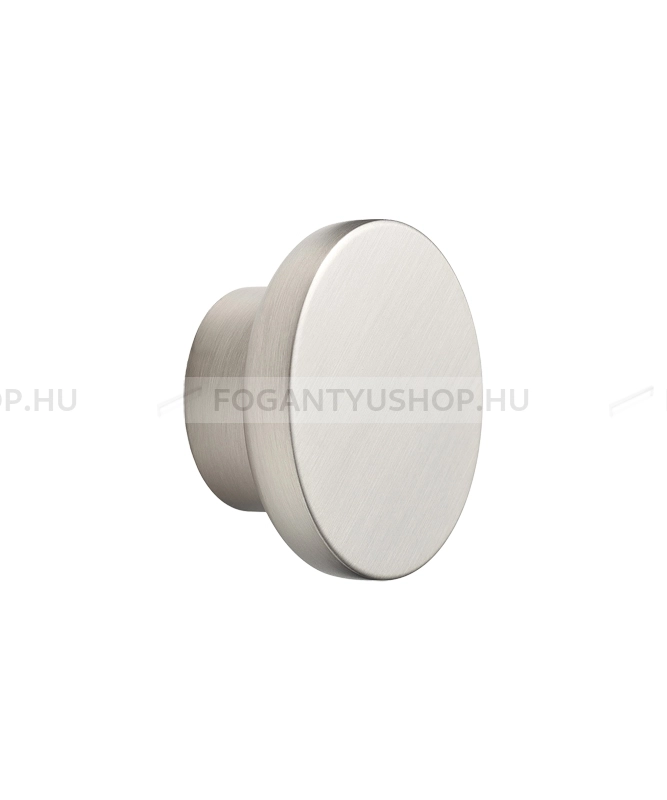 FURNIPART Bútorfogantyú - CIRCLE - 1 furatos - Szálcsiszolt 66 - Zamak fém ötvözet - Egy méretben gyártott fém bútorfogantyú