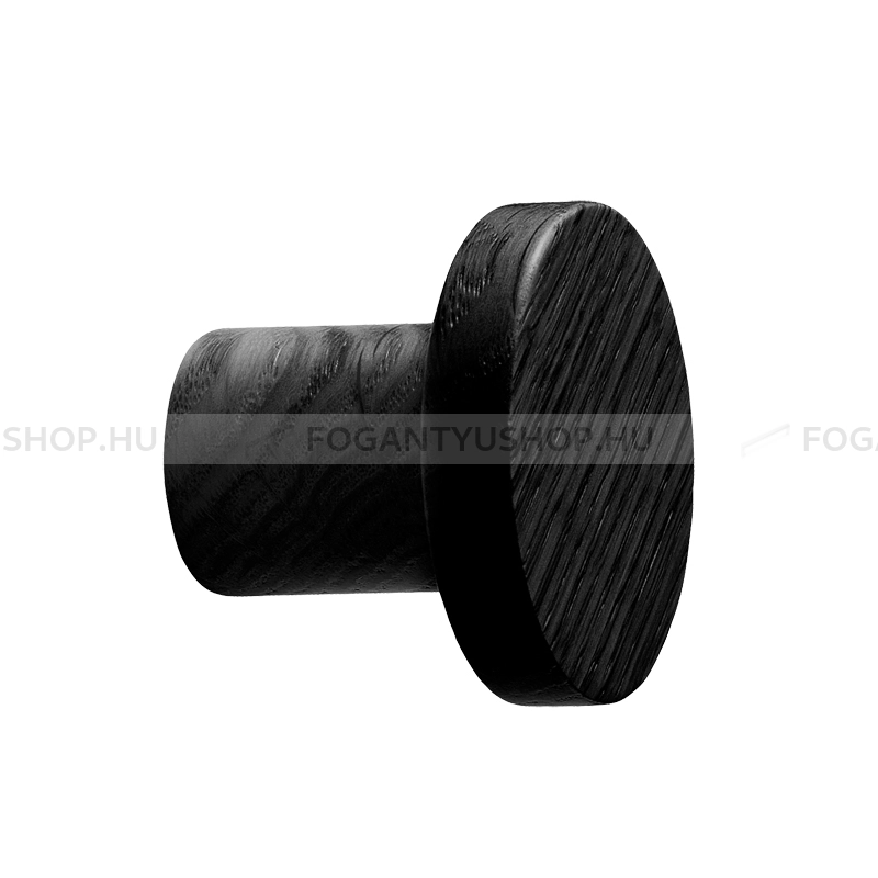 FURNIPART Bútor fogantyú - CIRCUM 48 - furattáv 48 mm - Feketére pácolt kőrisfa  - Fa - Fa bútorfogantyú