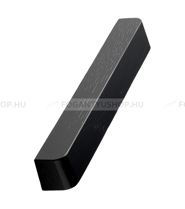 FURNIPART Bútor fogantyú - DEGREE Feketére pácolt kőrisfa - Feketére pácolt kőrisfa  - Gumi - Fa bútorfogantyú