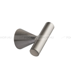 FURNIPART GombGomb fogantyú DELTA - 1 furatos - Szálcsiszolt inox - Zamak fém ötvözet - Színes fém gombfogantyú, bútorgomb