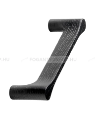 FURNIPART Bútorfogantyú DROPS - Feketére pácolt kőrisfa - Fa - Fa bútorfogantyú