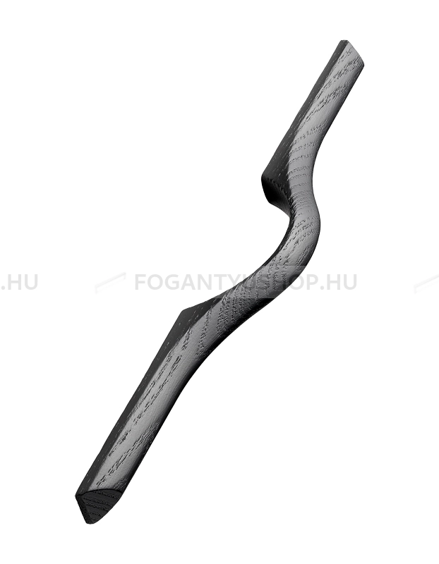 FURNIPART Bútorfogantyú - EROS - Feketére pácolt kőrisfa  - Fa - Fa bútorfogantyú