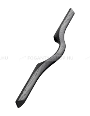 FURNIPART Fogantyú EROS - Feketére pácolt kőrisfa - Fa - Fa bútorfogantyú
