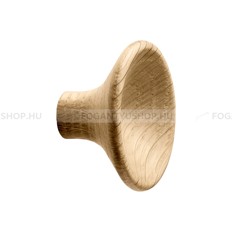 FURNIPART Fogantyú - GRAPE Tölgyfa - 1 furatos - Tölgyfa hrast - Gumi - Fa bútorfogantyú