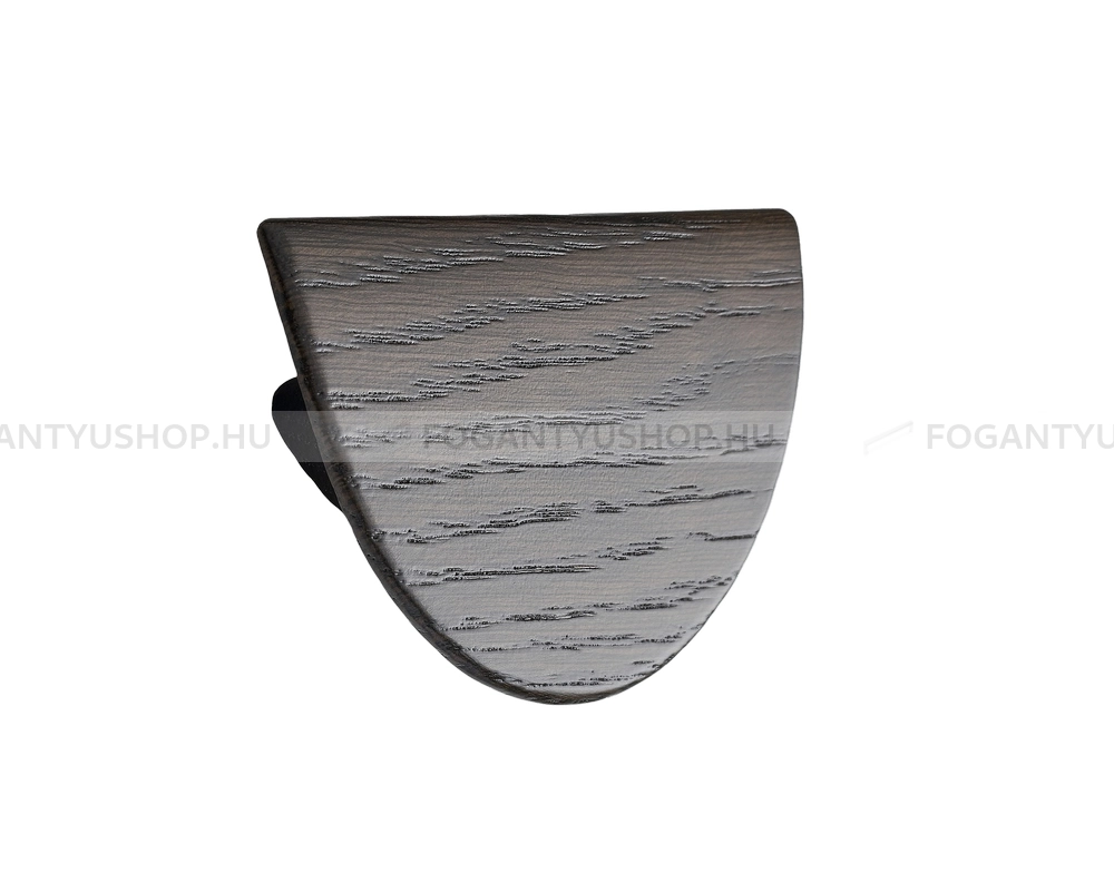 FURNIPART Fogantyú - HORIZON SMALL WOOD 32 Feketére pácolt tölgyfa - furattáv 32 mm - Pácolt tölgy 056 - Gumi - Fa bútorfogantyú