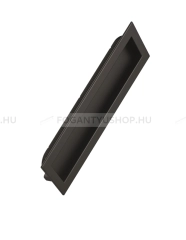 FURNIPART süllyesztett fogantyú INN - 160 mm - Fekete - Zamak fém ötvözet - Bútorajtó élébe marható, süllyeszthető fém fogantyú