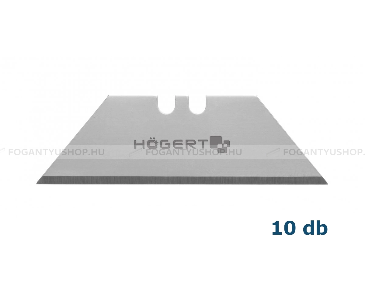 HÖGERT HT4C667 Penge-készlet barkács szikéhez trapéz forma 10 db Visszahúzható 19 - Szikék, tapétavágók, kések, sniccerek