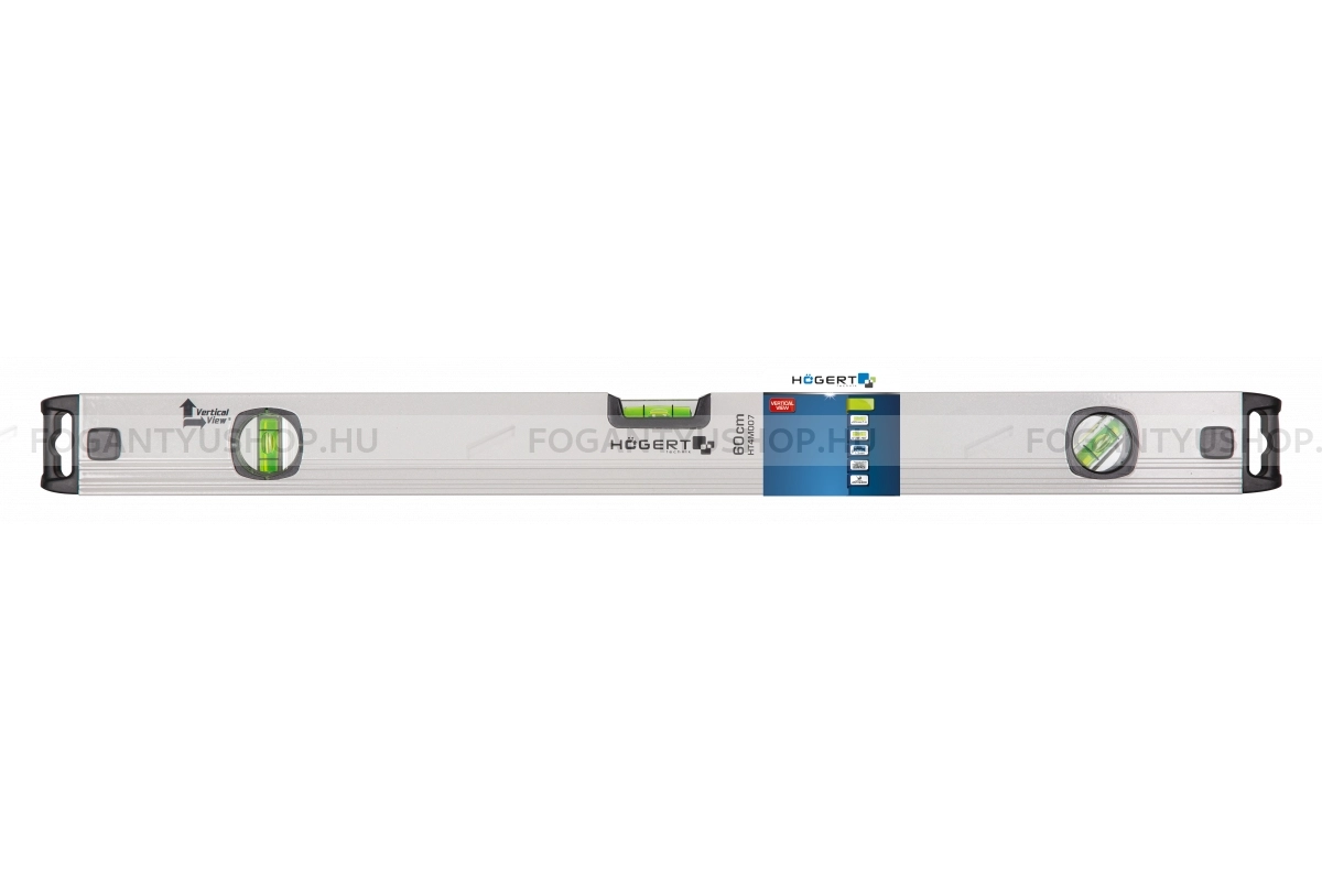HÖGERT HT4M009 Vízmérték 80 cm 3 libella - Mérőeszközök, mérőszalag, tolómérő, derékszög