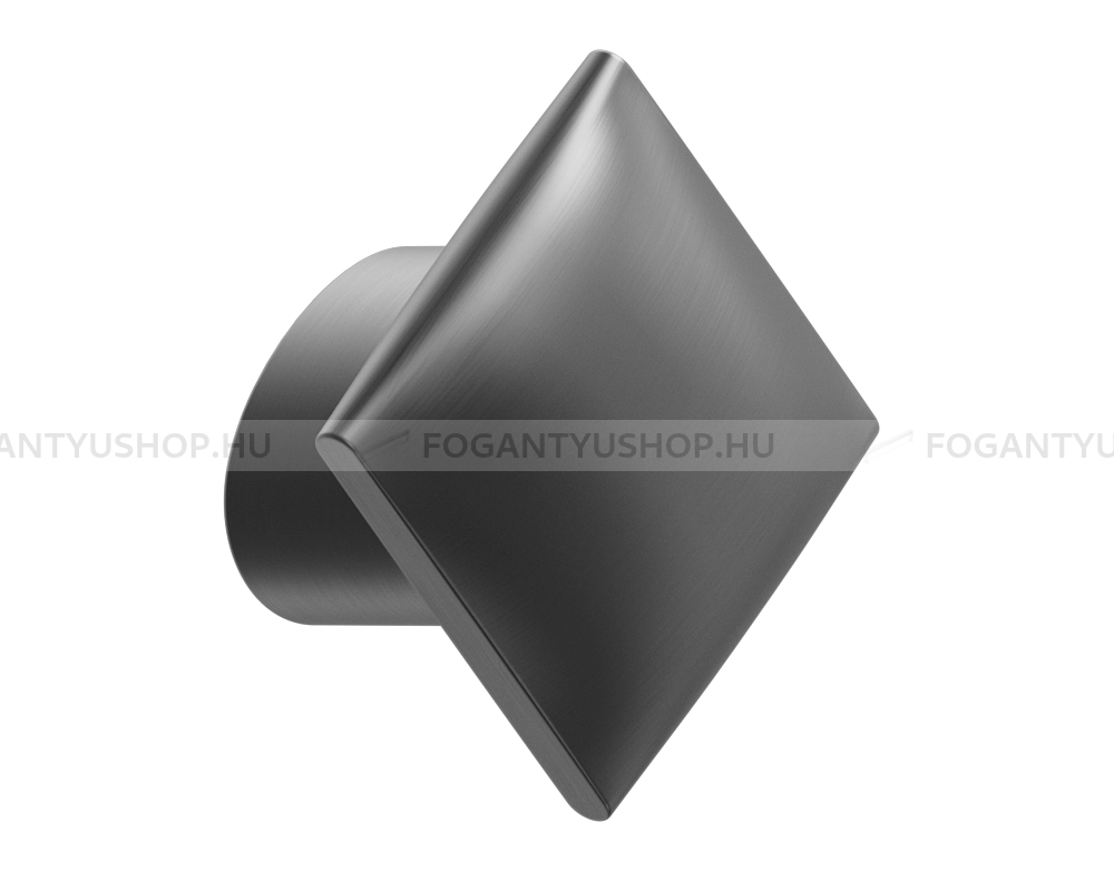 FURNIPART Bútorgomb - GombGomb FLOW 16 - furattáv 16 mm - Grafit szürke  - Zamak fém ötvözet - Színes fém gombfogantyú, bútorgomb