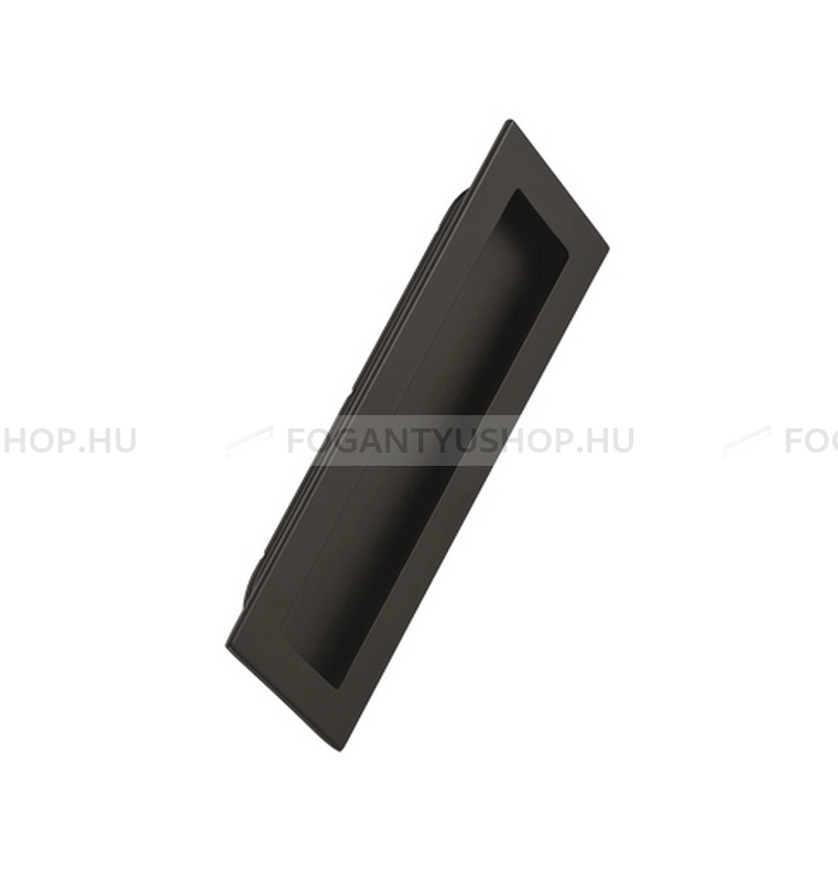 FURNIPART Bútorfogantyú - INN 50X160 Festett - 1 furatos - Festett fekete BlackL - Zamak fém ötvözet - Bútorajtó felületébe marható, süllyeszthető fém fogantyú