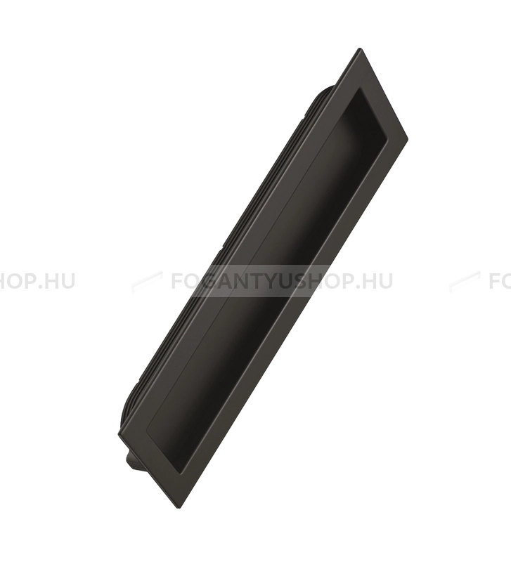 FURNIPART Bútorfogantyú - INN 50 x 202 Festett - 1 furatos - Festett fekete BlackL - Zamak fém ötvözet - Bútorajtó felületébe marható, süllyeszthető fém fogantyú