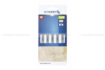 HÖGERT HT6D665 5db-os Szúrófűrészlap, dekopír fűrészlap fához - 100 mm, 10 TPI - HCS acél