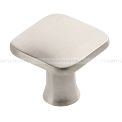 GTV Gombfogantyú - 1 furatos - GZ-PIAZZA-1-06 - Fényes szálcsiszolt - Zamak fém ötvözet