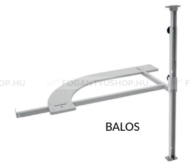 SIGE NUVOLA - Vesekosár oszlop, beépítő egység (balos), fehér