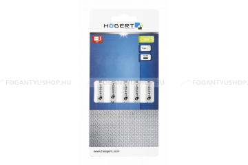 HÖGERT HT6D671 5db-os Szúrófűrészlap, dekopír fűrészlap fémhez, precíz vágáshoz - 76 mm, 12 TPI - HSS acél