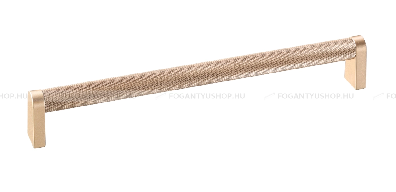 RUJZ DESIGN Bútor fogantyú - 285.13B - Szálcsiszolt bronz arany SatBronzE - ABS műanyag - Több méretben gyártott színes fém bútorfogantyú