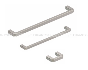 RUJZ DESIGN Bútor fogantyú - 722.09 - Szálcsiszolt nikkel - Zamak fém ötvözet