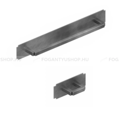 RUJZ DESIGN Bútor fogantyú - 722.09B - Szálcsiszolt koptatott nyers fém - Zamak fém ötvözet