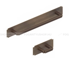 RUJZ DESIGN Bútor fogantyú - 722.09B - Antik patina barna - Zamak fém ötvözet