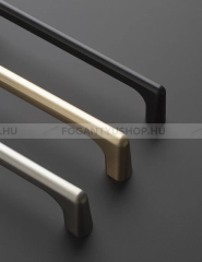 FS Fogantyú Fogantyú CUB - Fényes szálcsiszolt - Zamak fém ötvözet - Több méretben gyártott fém bútorfogantyú - Fényes szálcsiszolt