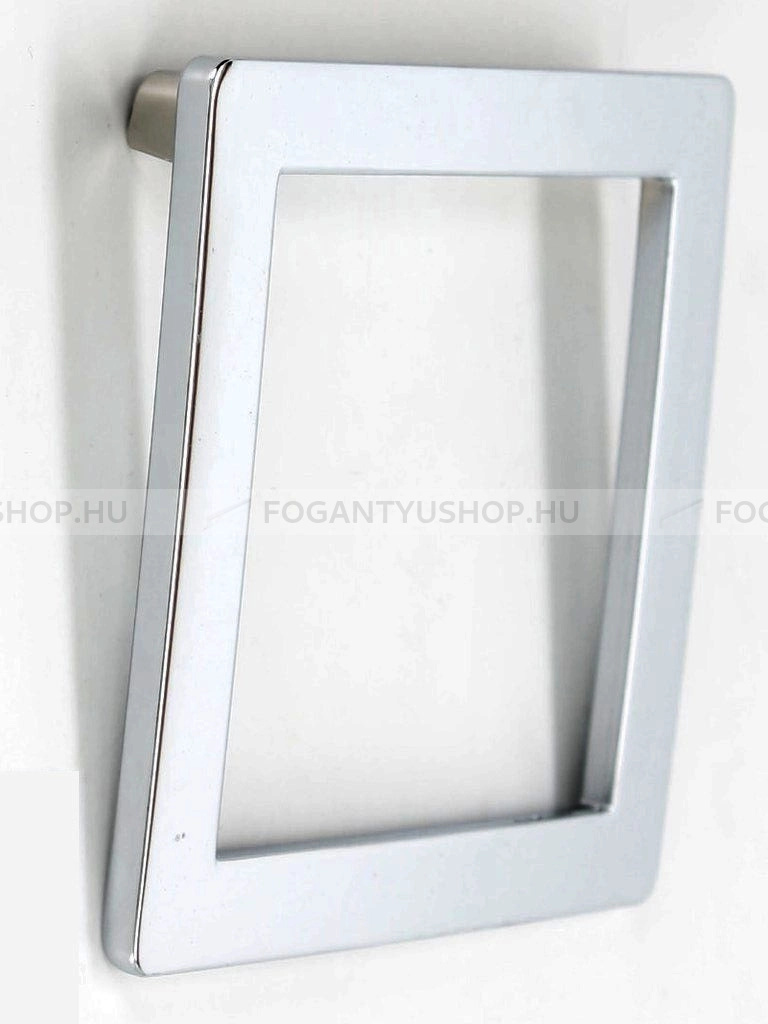 RUJZ DESIGN Gomb fogantyú - 64 557.03 - furattáv 64 mm - Fényes króm Cr - Zamak fém ötvözet - Fém gombfogantyú, bútorgomb (szögletes, kerek)
