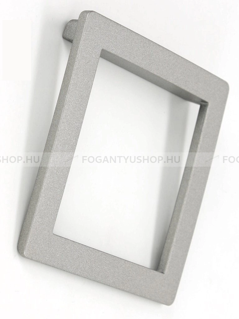 RUJZ DESIGN Gombfogantyú - 64 557.03 - furattáv 64 mm - Matt króm MCrL - Zamak fém ötvözet - Fém gombfogantyú, bútorgomb (szögletes, kerek)